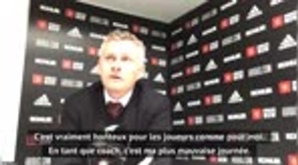 3e j. - Solskjaer : "Ma pire journée en tant qu'entraîneur"