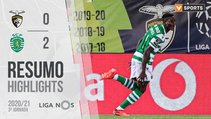 Highlights: Portimonense 0-2 Sporting (Liga 20/21 #3)