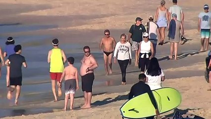 Coronavirus restrictions put to test at Bondi today