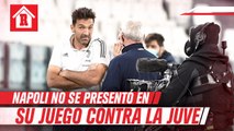 Napoli no se presentó y Juventus se llevó los tres puntos