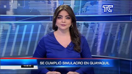 Municipio de Guayaquil realizó particular simulacro por la seguridad de la ciudadanía