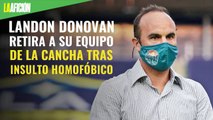 Landon Donovan retira a su equipo de la cancha tras insulto homofóbico