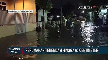 Hujan Deras Menyebabkan Banjir di Sejumlah Ruas Jalan Jakarta