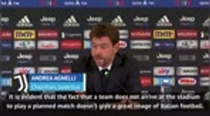 Napoli no-show bad for Serie A image, says Juve chairman