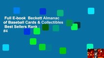 Full E-book  Beckett Almanac of Baseball Cards & Collectibles  Best Sellers Rank : #4