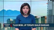 Evakuasi 7 Mobil Jip yang Tersapu Banjir Bandang