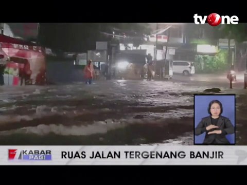 Hujan Deras, Sebagian Jalan Jakarta Selatan Tergenang