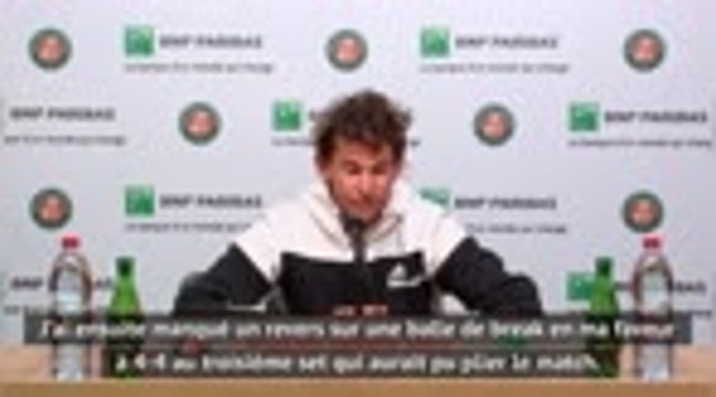 Roland-Garros - Thiem : Il aurait pu tout se passer dans le 5e set