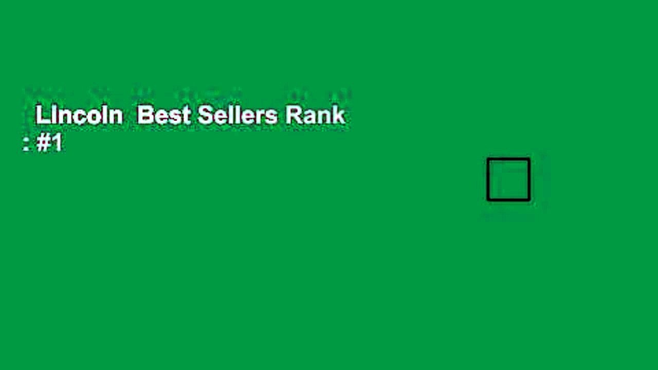 Lincoln  Best Sellers Rank : #1