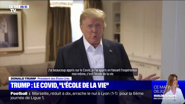 J'ai beaucoup appris sur le covid : Confusion autour de l'état de santé de Donald Trump