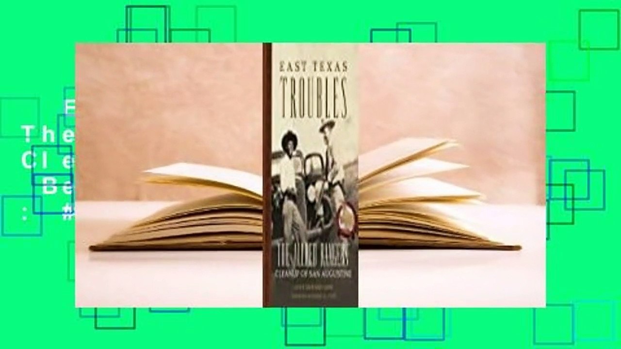 East Texas Troubles: The Allred Rangers' Cleanup of San Augustine  Best Sellers Rank : #5
