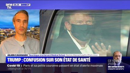 Julien Cavanagh, neurologue: "Il y a un manque de transparence dans la communication médicale" autour de Donald Trump