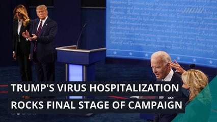 Trump's virus hospitalization rocks final stage of campaign, and other top stories in politics from October 05, 2020.