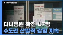 다나병원 확진 47명으로 늘어...수도권 산발적 감염 계속 / YTN