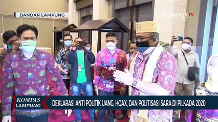 Deklarasi Anti Politik Uang, Hoax, dan Politisasi Sara di Pilkada 2020