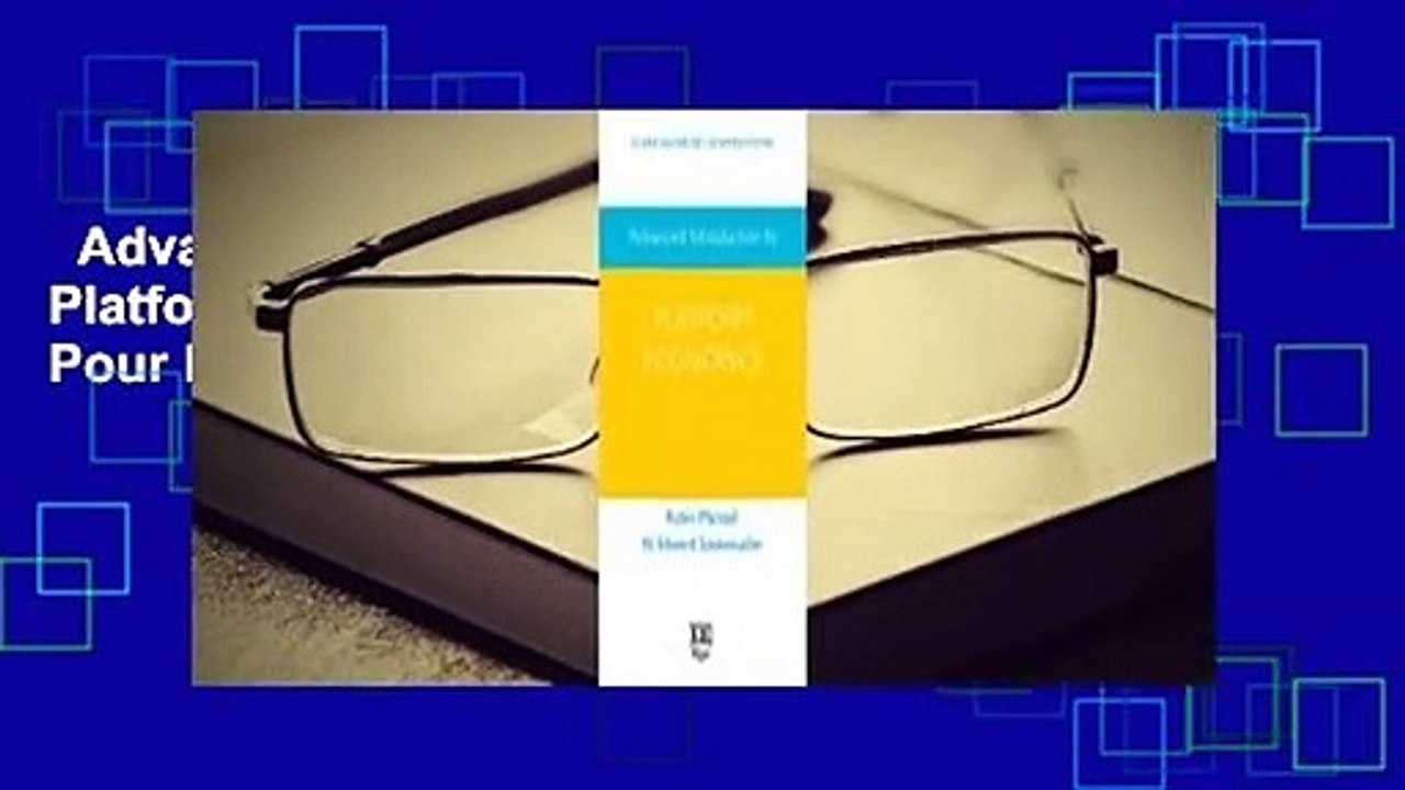 Advanced Introduction to Platform Economics  Pour Kindle