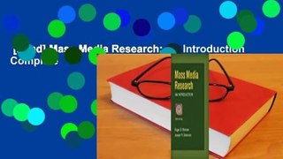 [Read] Mass Media Research: An Introduction Complete