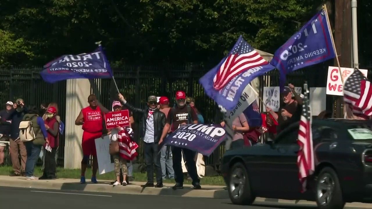 Trumps Kurztrip aus dem Krankenhaus: Anhänger jubeln, Mediziner sind entsetzt