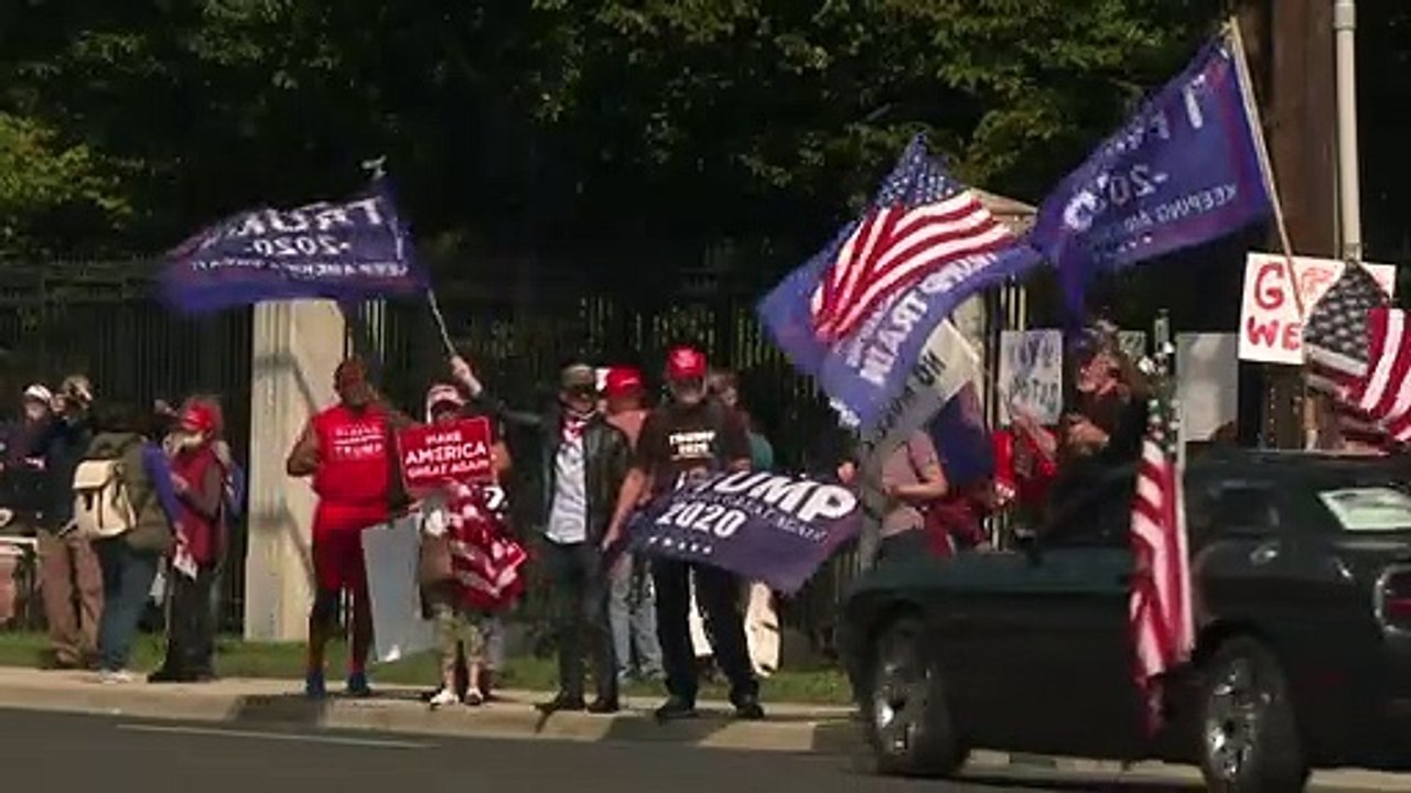 Trumps Kurztrip aus dem Krankenhaus: Anhänger jubeln, Mediziner sind entsetzt