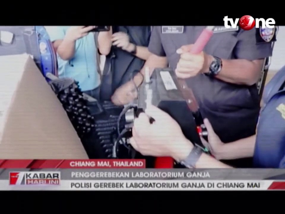 Penggerebekan Laboratorium Ganja Ilegal