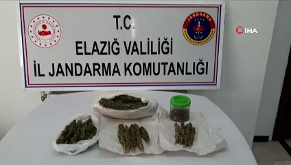 Elazığ’da uyuşturucu taciri yakalandı, 5 kilo esrar ele geçirildi