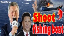 Argentina chased and shot Chinese fishing ships. a strong warning to the CCP, Xi Jinping panicked