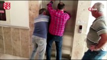 Asansörde mahsur kalan vatandaş uzun uğraşlar sonucu kurtarıldı