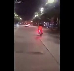 Two young men love to show off