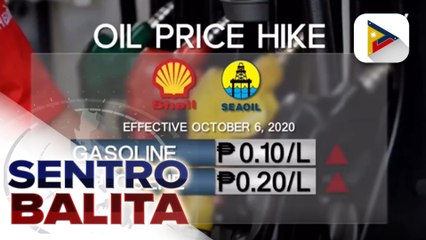 Oil price hike, ipatutupad bukas
