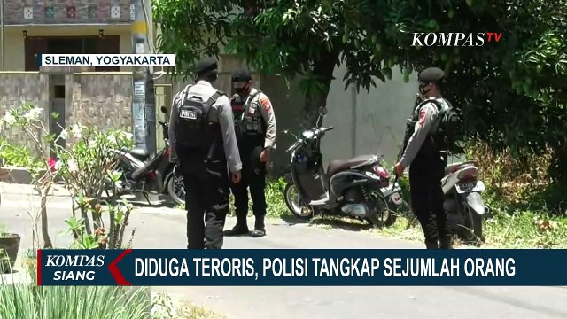 Pasca Penangkapan Terduga Teroris, Polisi Masih Berjaga-jaga di Lokasi