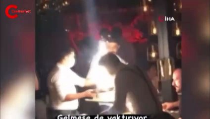 Cihangir'de skandal partinin görüntüleri!