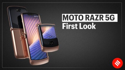 Download Video: Moto Razr 5G first look: Motorola's second attempt at making a foldable phone