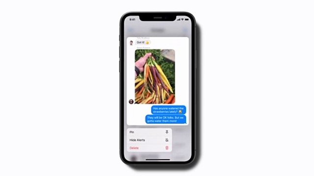 Comment épingler une conversation dans Messages sur votre iPhone, iPad et iPod touch — Apple Support