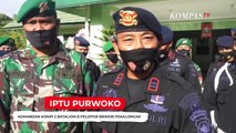 Belasan Brimob ke Batalyon TNI Beri Kejutan Ulang Tahun