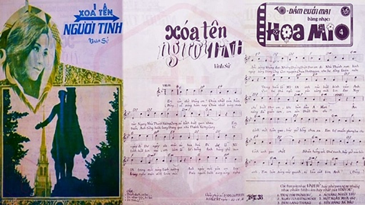 Xóa Tên Người Tình (Vinh Sử) Duy Quang Pre 1975