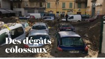 Tempête Alex : les dégâts à Breil-sur-Roya, village englouti sous la boue