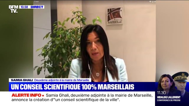 Coronavirus: Samia Ghali, deuxième adjointe à la mairie de Marseille, annonce la création d' un conseil scientifique de la ville