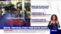 6 personnes maximum par table, mise en place d'un cahier de rappel: À Paris, nouveau protocole sanitaire pour les restaurateurs
