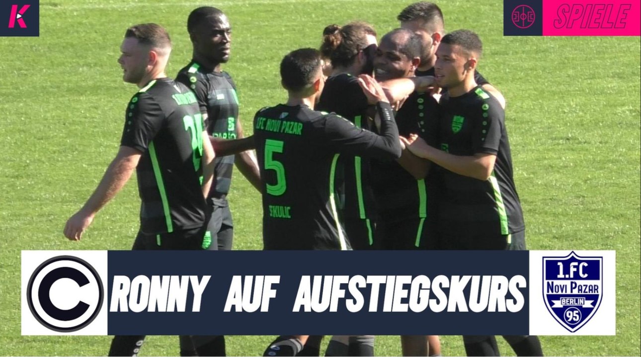 Tor-Premiere! Ex-Hertha-Profi Ronny glänzt mit Eiskalt-Elfer | SC Charlottenburg - 1. FC Novi Pazar (Berlin-Liga)