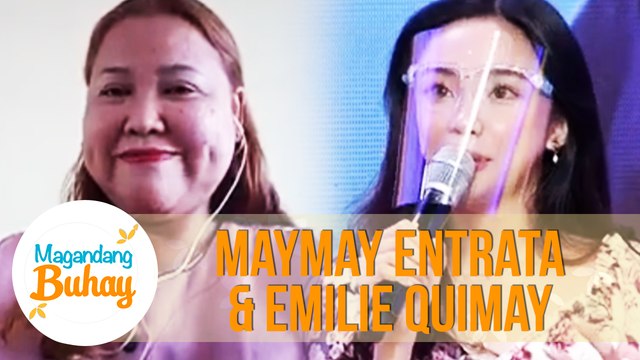 Maymay expresses her gratitude towards Ms. Emilie | Magandang Buhay