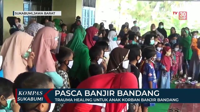 Trauma Healing Untuk Anak Korban Banjir Bandang