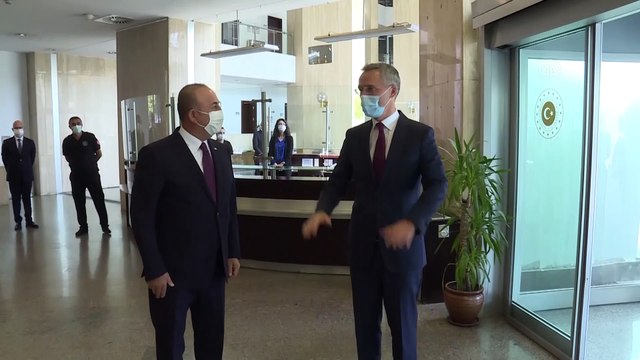 Dışişleri Bakanı Çavuşoğlu, NATO Genel Sekreteri Stoltenberg ile görüştü - ANKARA