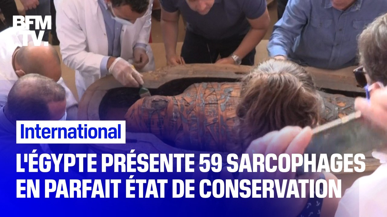 Égypte: découverte de 59 sarcophages ensevelis il y a 2500 ans