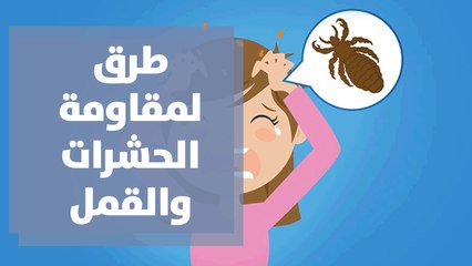 طرق لمقاومة الحشرات والقمل