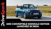Mini Convertible Sidewalk Edition Launched In India | Price, Specs, Features & Other Details
