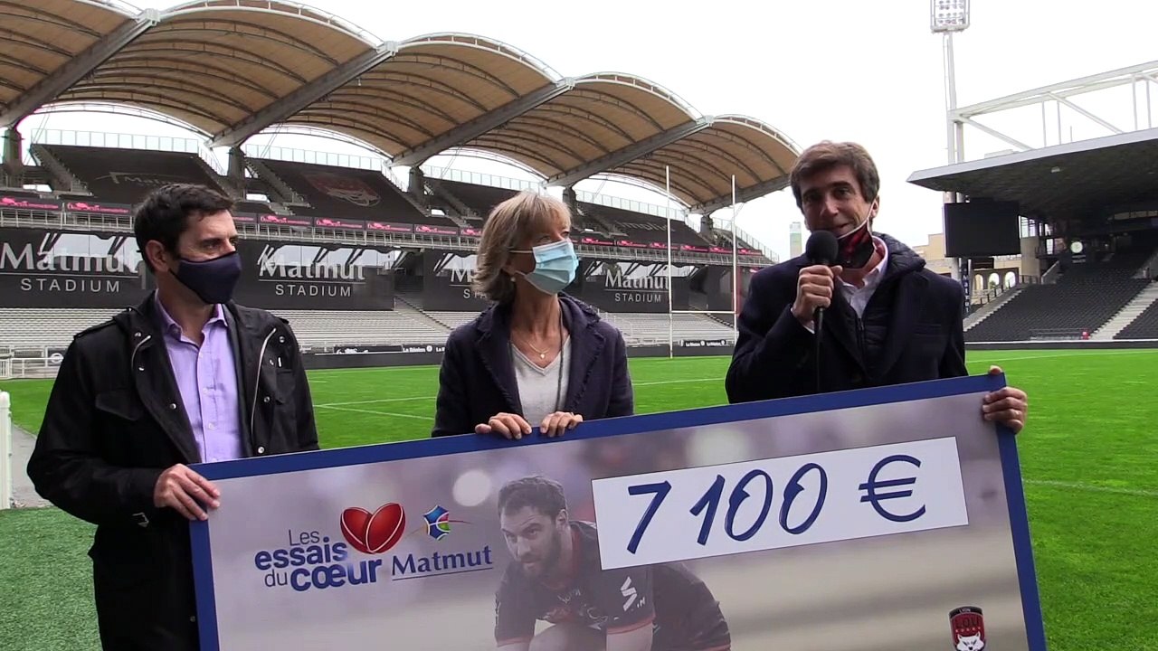 Remise du cheque - Matmut x Fondation HCL