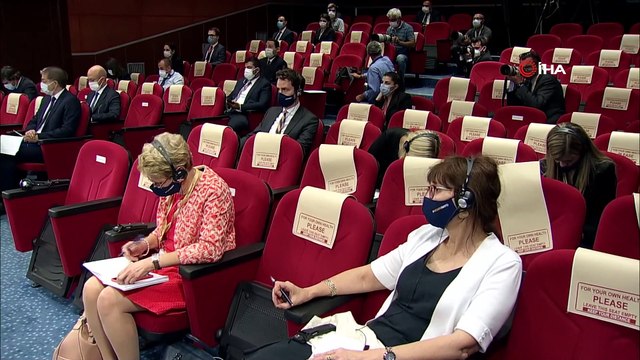 Dışişleri Bakanı Çavuşoğlu, NATO Genel Sekreteri Jens Stoltenberg ile ortak basın toplantısı düzenledi