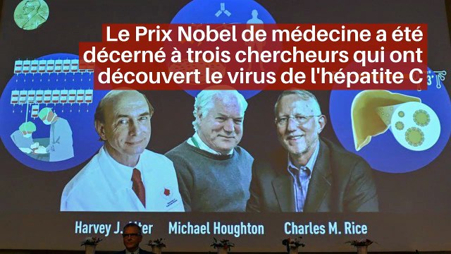 Le Prix Nobel de médecine a été décerné à trois chercheurs qui ont découvert le virus de l'hépatite C_IN