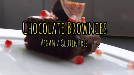 Gluten-free chocolate brownies (dairy-free, egg-free)