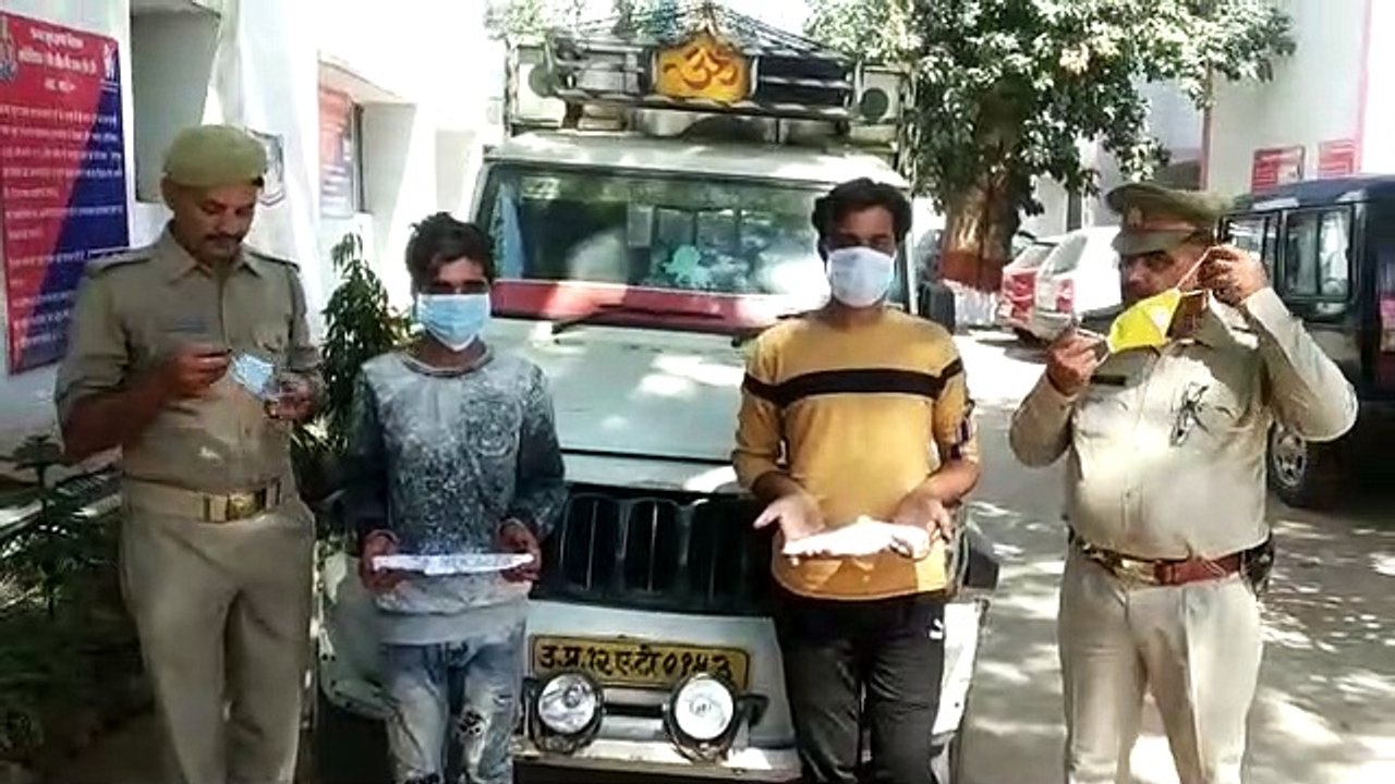 कांधला: पुलिस और बदमाशों की मुठभेड़ दो बदमाश गिरफ्तार